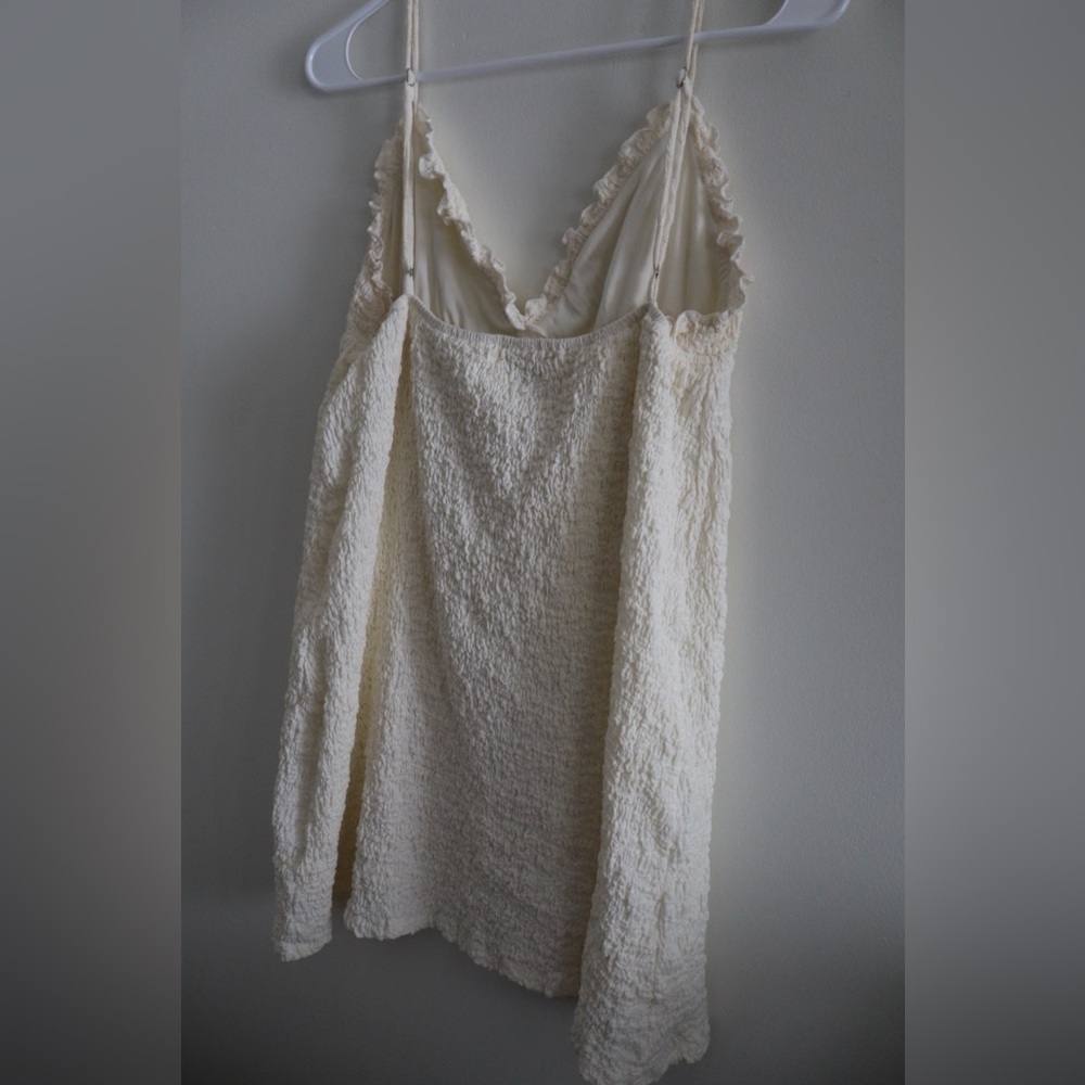 Princess Polly Ivory Textured Mini Dress - Picture 3 of 6